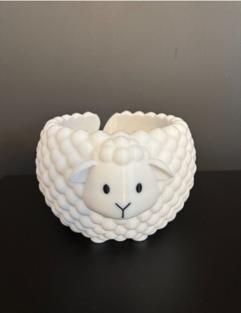 Sheep Crochet Bowl