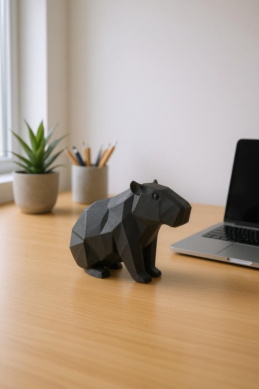 Capybara Zen Sculpture