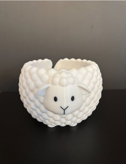 Sheep Crochet Bowl