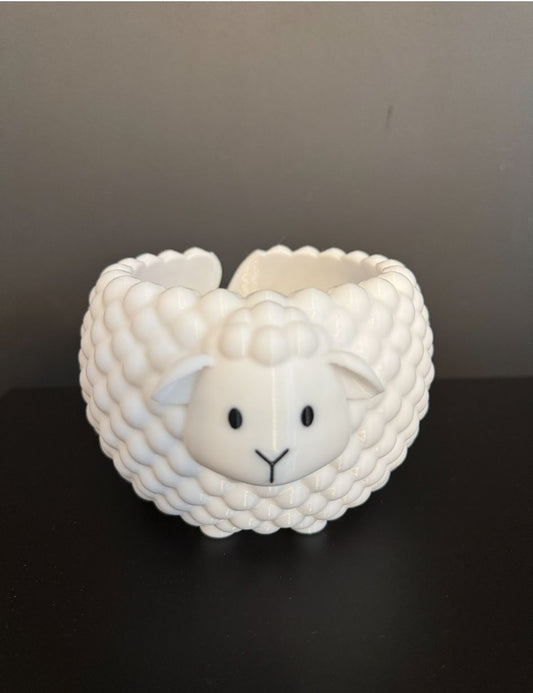Sheep Crochet Bowl