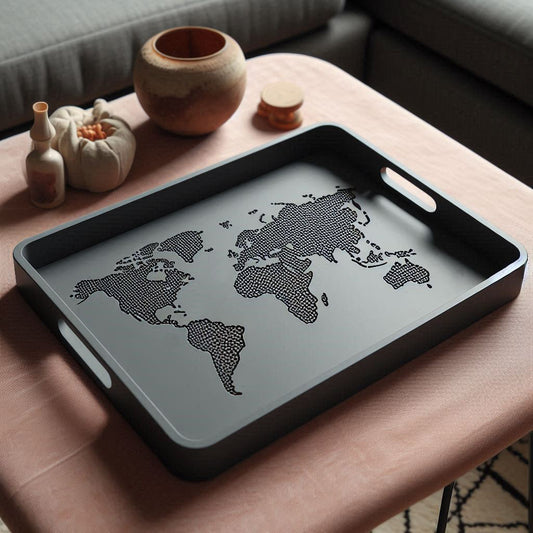 World Map Tray