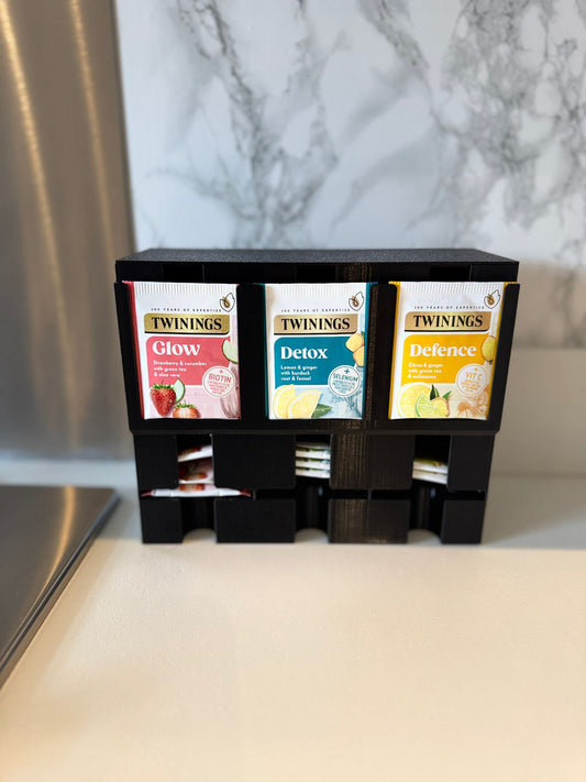Modern Tea Holder with 3 Compartments